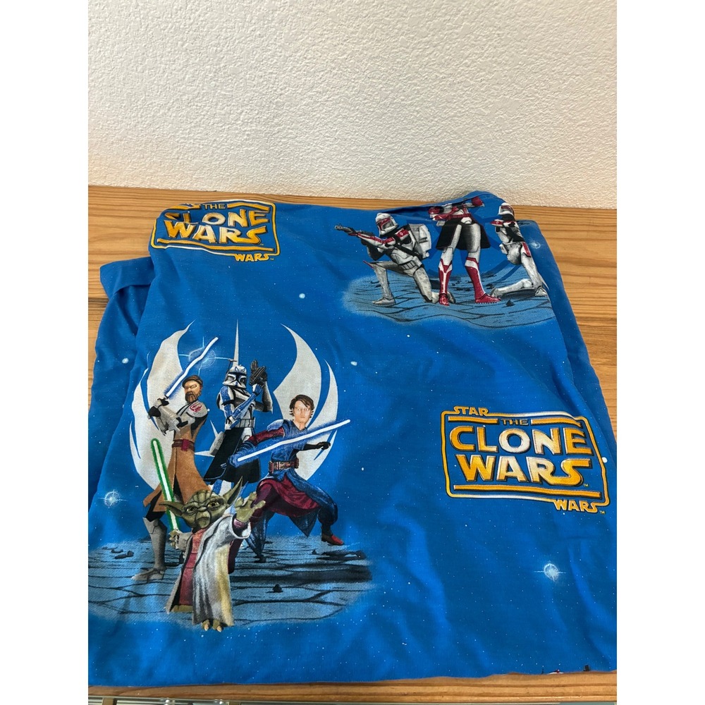 Star Wars Clone Wars Full Flat Sheet 2003